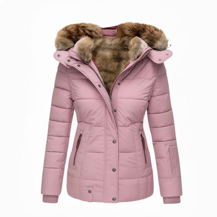 Hooded Quilted Winter Coat for Women