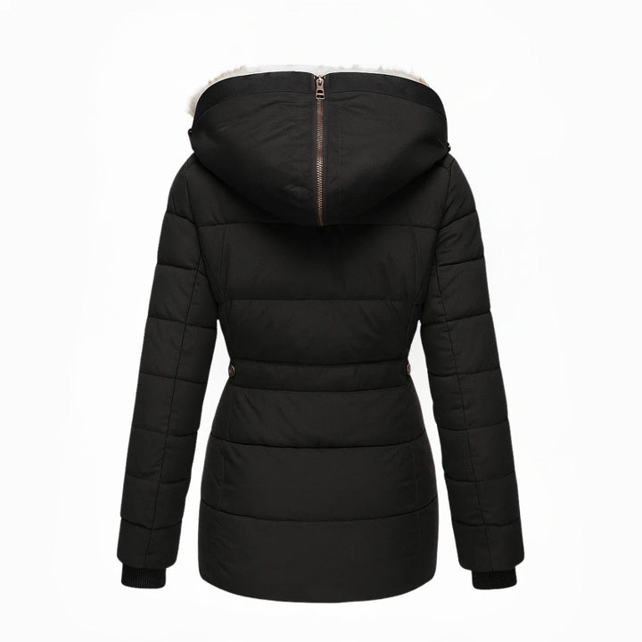 Hooded Quilted Winter Coat for Women