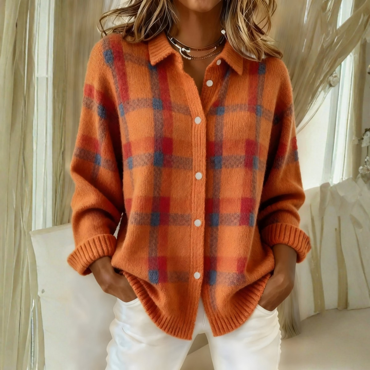 Plaid Cardigan for Women