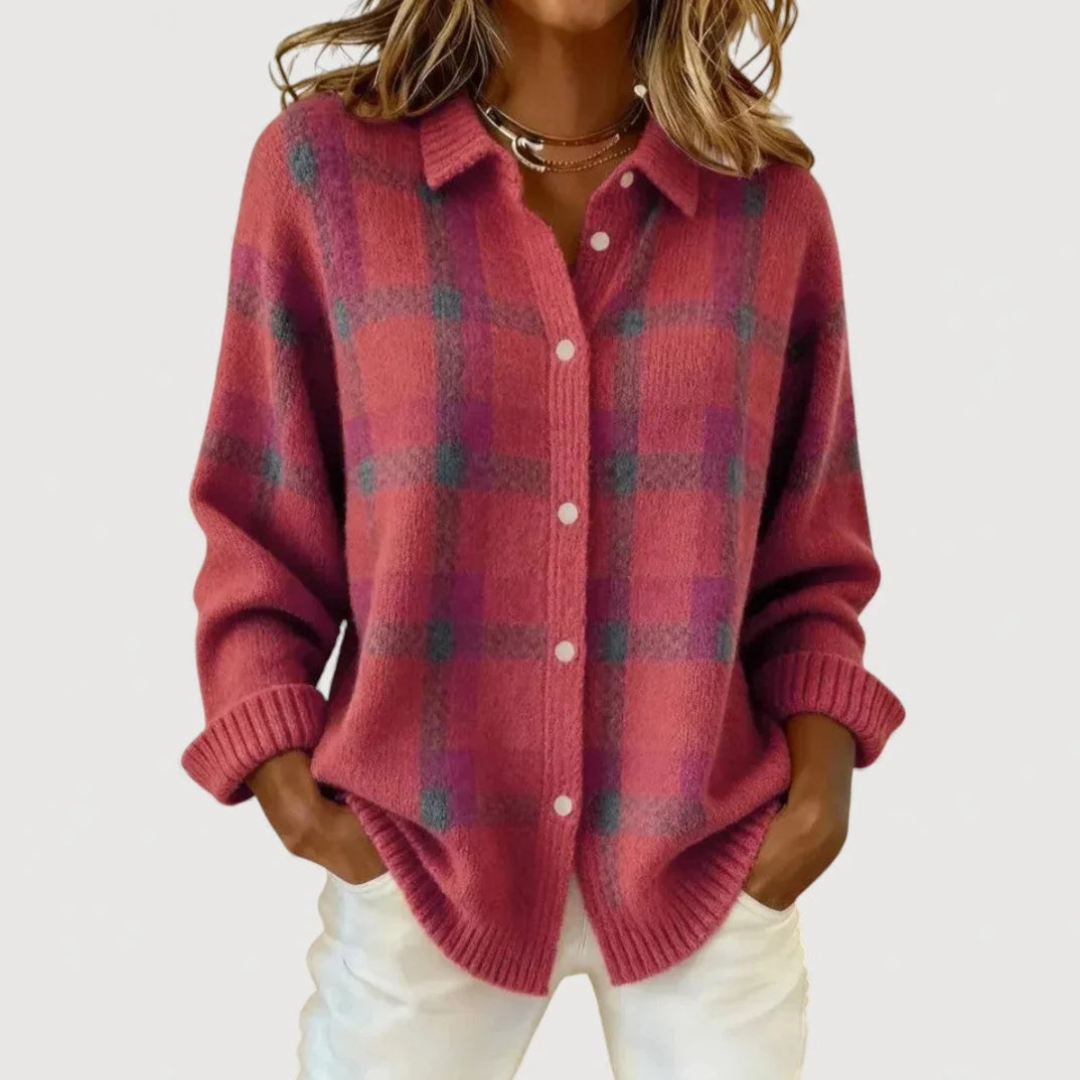 Plaid Cardigan for Women