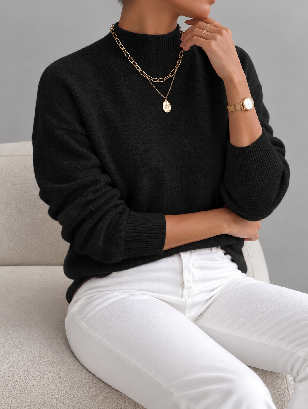 Crew Neck Sweater for Women