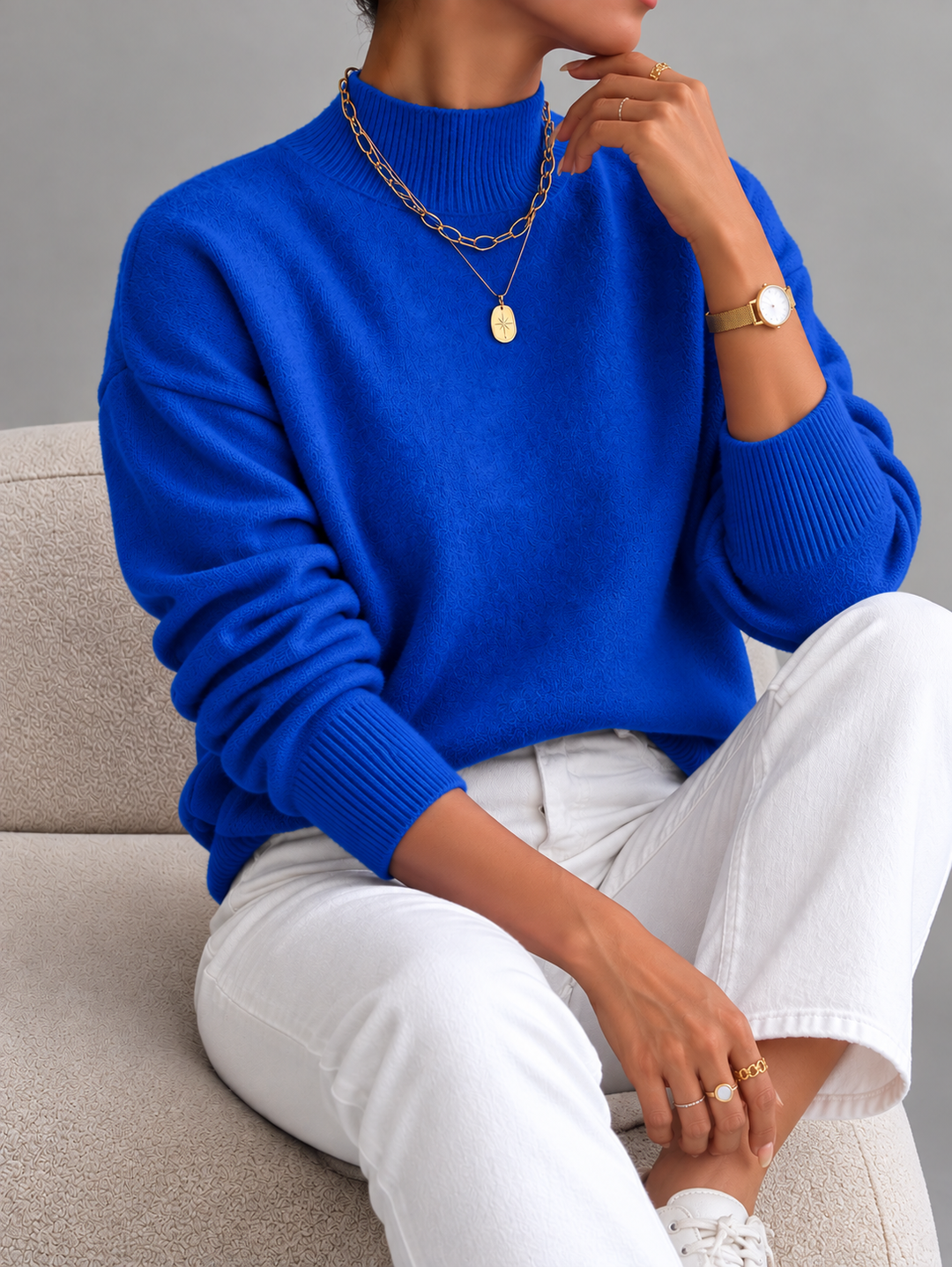 Crew Neck Sweater for Women