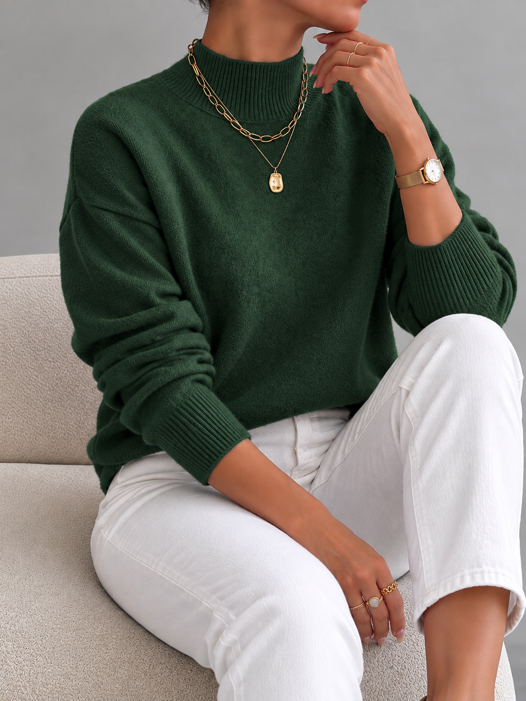 Crew Neck Sweater for Women