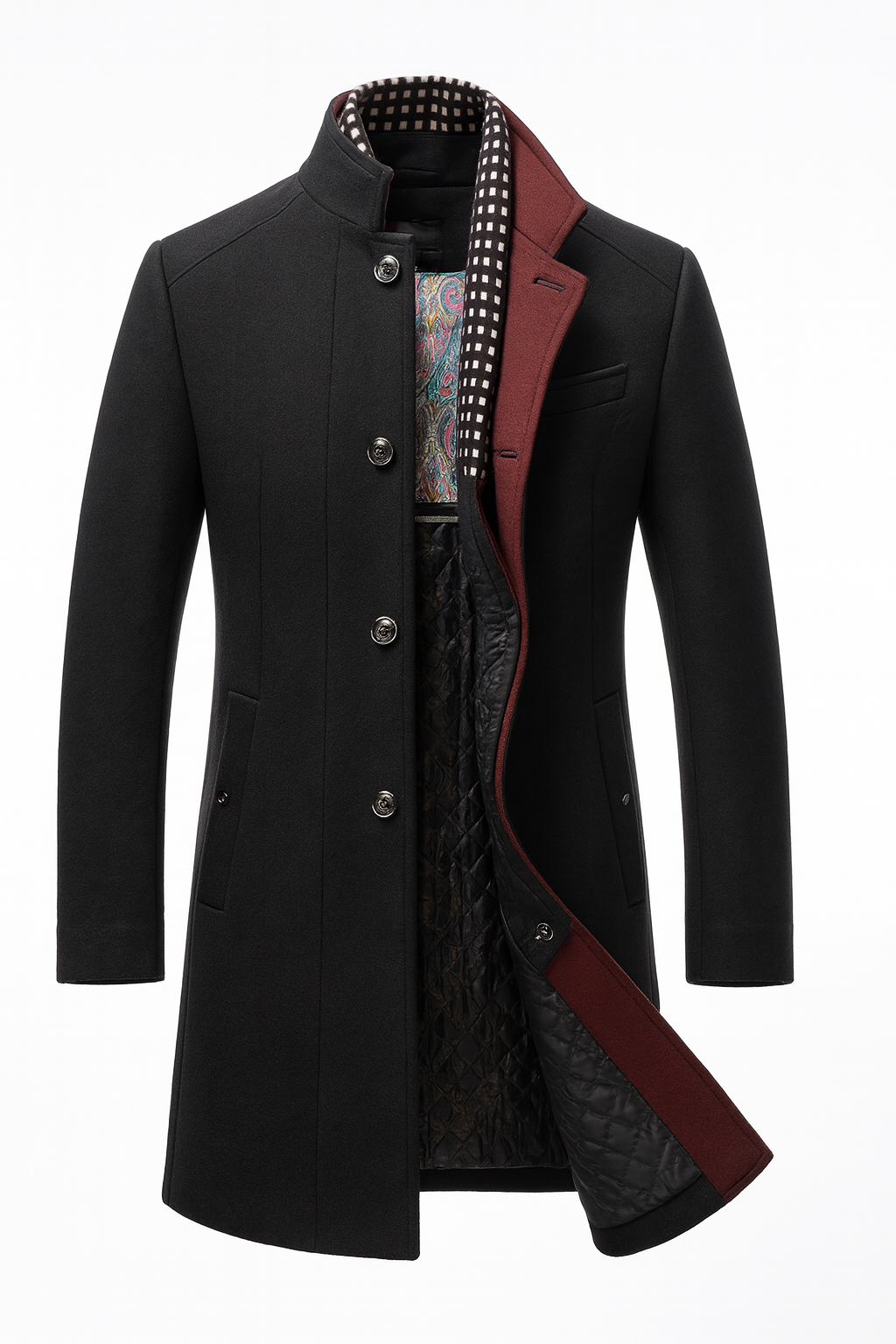 Raffi - Wool Blend Overcoat