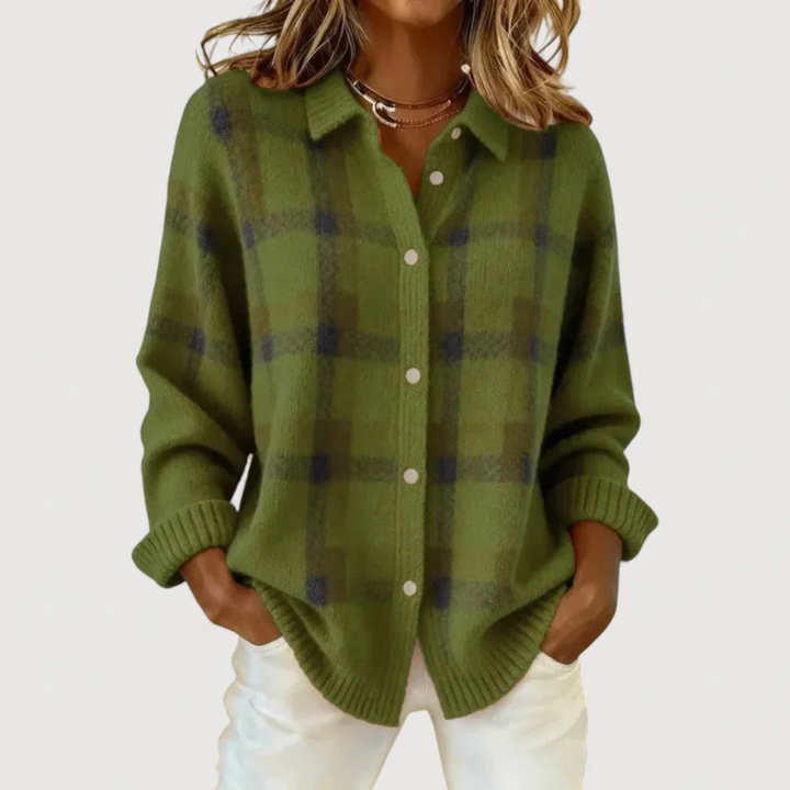 Plaid Cardigan for Women