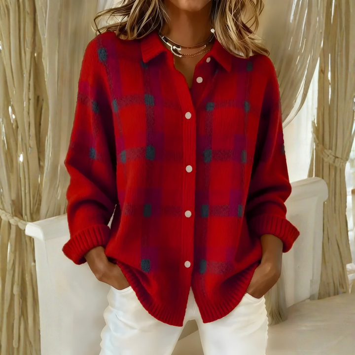 Plaid Cardigan for Women