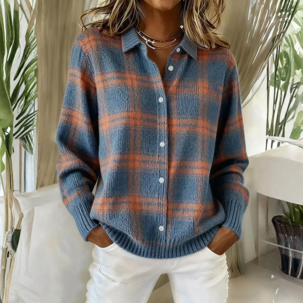 Plaid Cardigan for Women