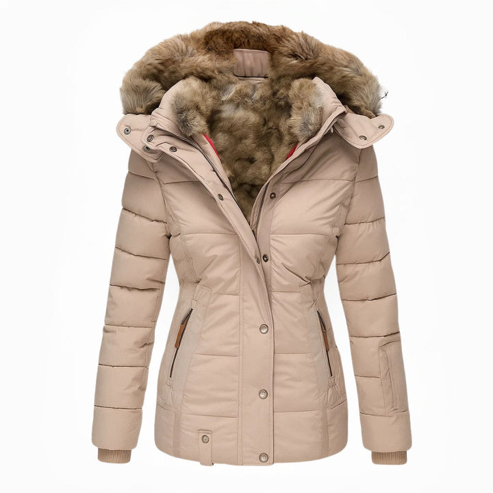 Hooded Quilted Winter Coat for Women