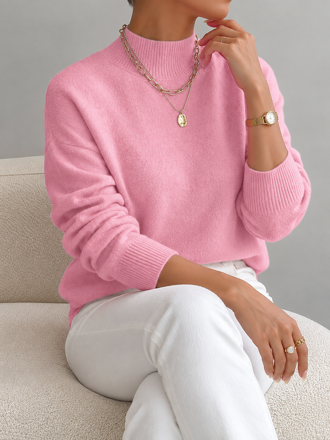 Crew Neck Sweater for Women
