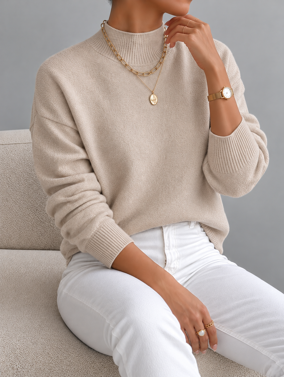 Crew Neck Sweater for Women