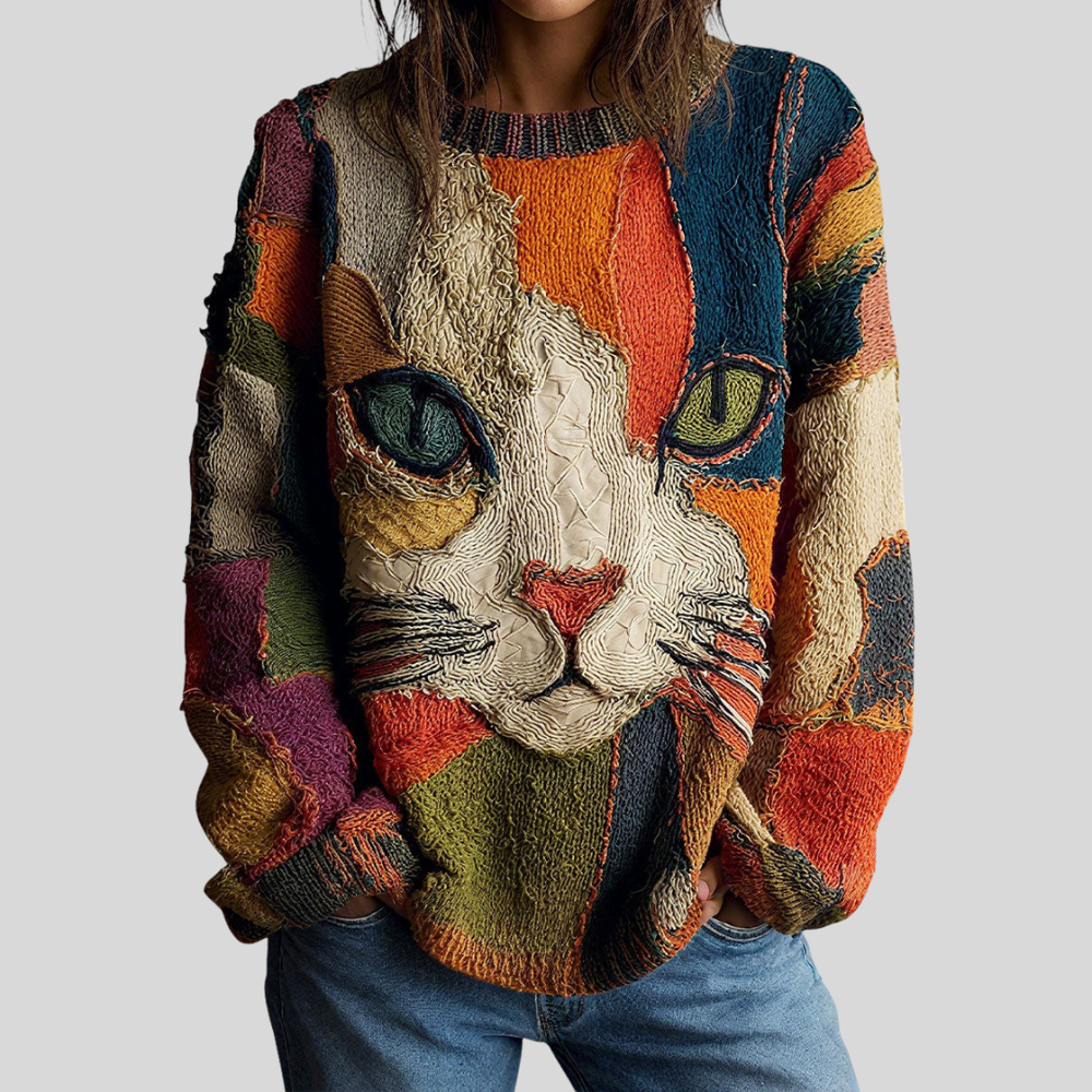 Cat Sweater for Women