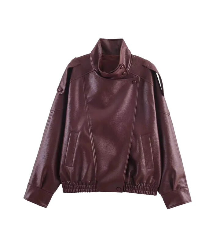 Faux Leather Jacket for Women