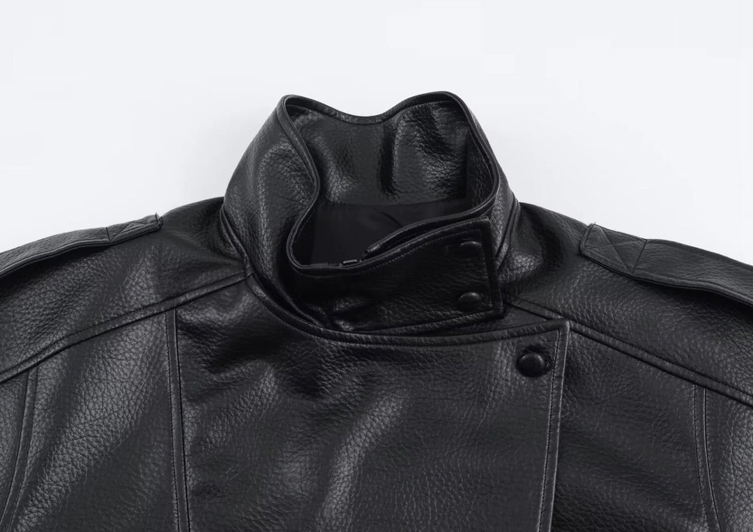 Faux Leather Jacket for Women
