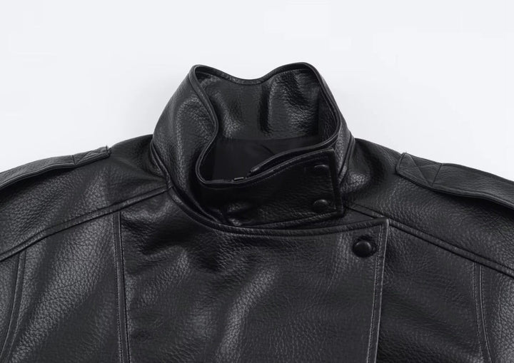 Faux Leather Jacket for Women