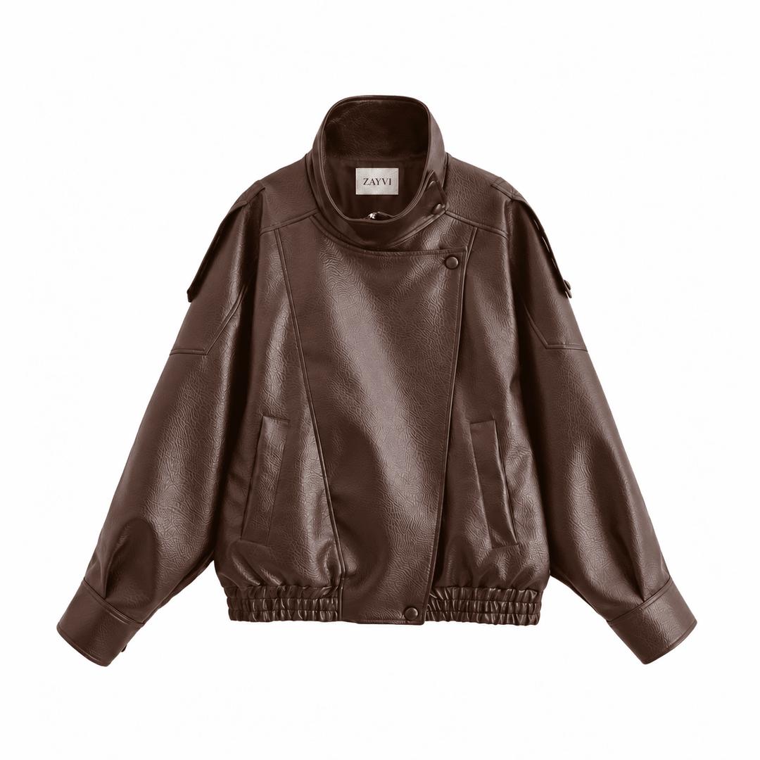 Faux Leather Jacket for Women