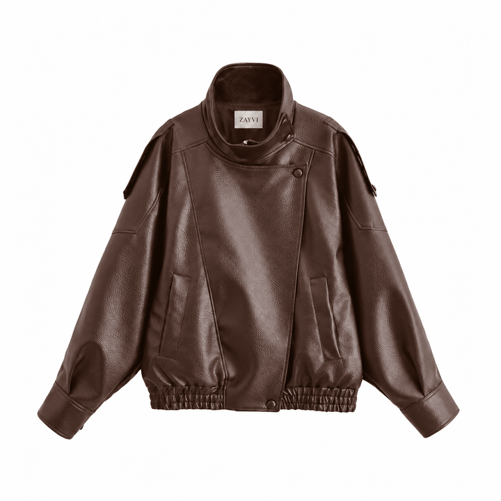 Faux Leather Jacket for Women