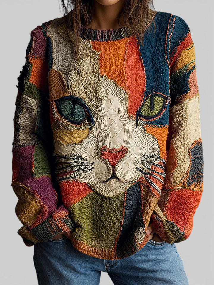 Cat Sweater for Women